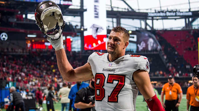 Buccaneers tight end Rob Gronkowski retired this offseason.